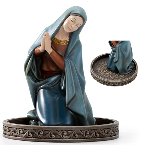 Estatua religiosa de la Virgen María de 6.2 pulgadas miniatura 1