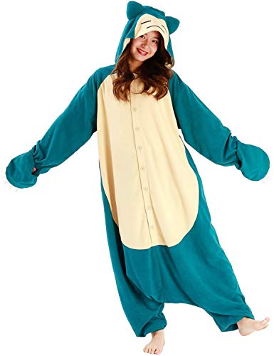 サザック カビゴン 着ぐるみ 大人用 パイル キャラクター ポケットモンスター ポケモン 着ぐるみパジャマ ルーム ウェア cosplay 部屋着 レディース アニマル コスプレ プレゼント 誕生日 仮装 コスチューム衣装 (S)