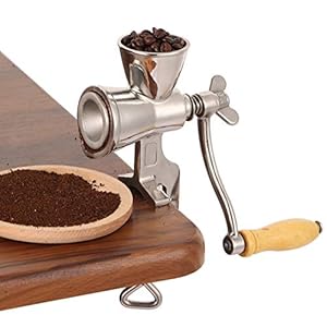 TXYFYP Handgraanmolen, korenmolen, handkoffiemolen voor granen, koffie, korrel, schilderen, handmolen, graanmolen, papafmolen, koffiemolen, walnootmolen