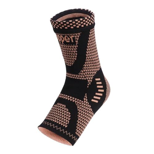 Kangnice Coppers Ankle Brace Running Sports Ankle Ankle Compression Sleeve Daytime and Night Use for Men and Women