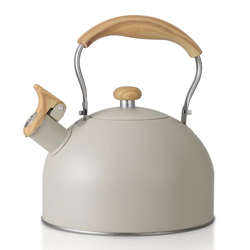 Stove Top Kettle, 2.5 Quart Whistling Kettle for...