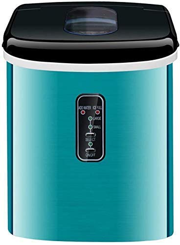 MHGD Edelstahl-Eismaschine, Arbeitsplatte, 1,5 lbs Eisspeicher, 35 lbs/24 h Eiswürfel bereit / 10 Minuten, Eismaschine…