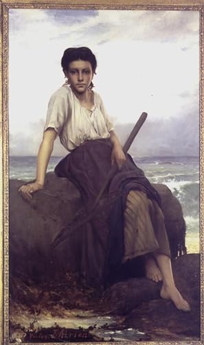 Portrait Tableaux Fillecrevettes Charlesthirion peinture sur toile