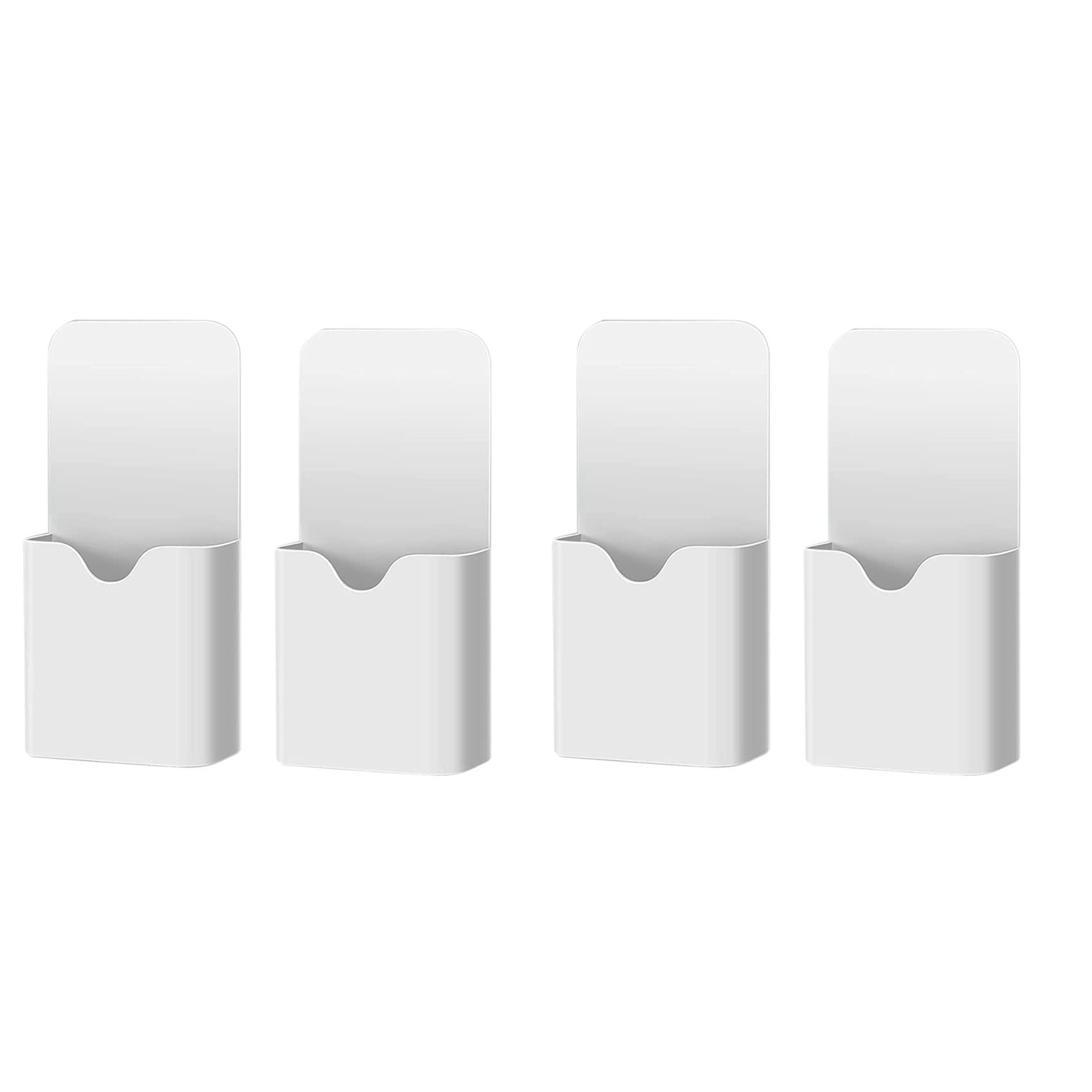 Jnchdghwa Magnetic Marker Holder, Pen Holder for Whiteboard or Fridge, Magnet Pencil Cup for School, Home 4 Pack