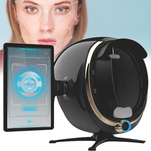 Professional Skin Analysis Machine 21.5in, 36MP Facial Analyzer, 8 Spectra, 5 Dimensions, 14 Indicators, Ideal for Beauty Salons & Healthy Skin Care