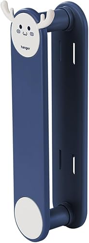 Organizador de colgar para montar en la pared, estante de almacenamiento expandible para ropa, sin taladrar, ahorro de espacio, soporte plegable