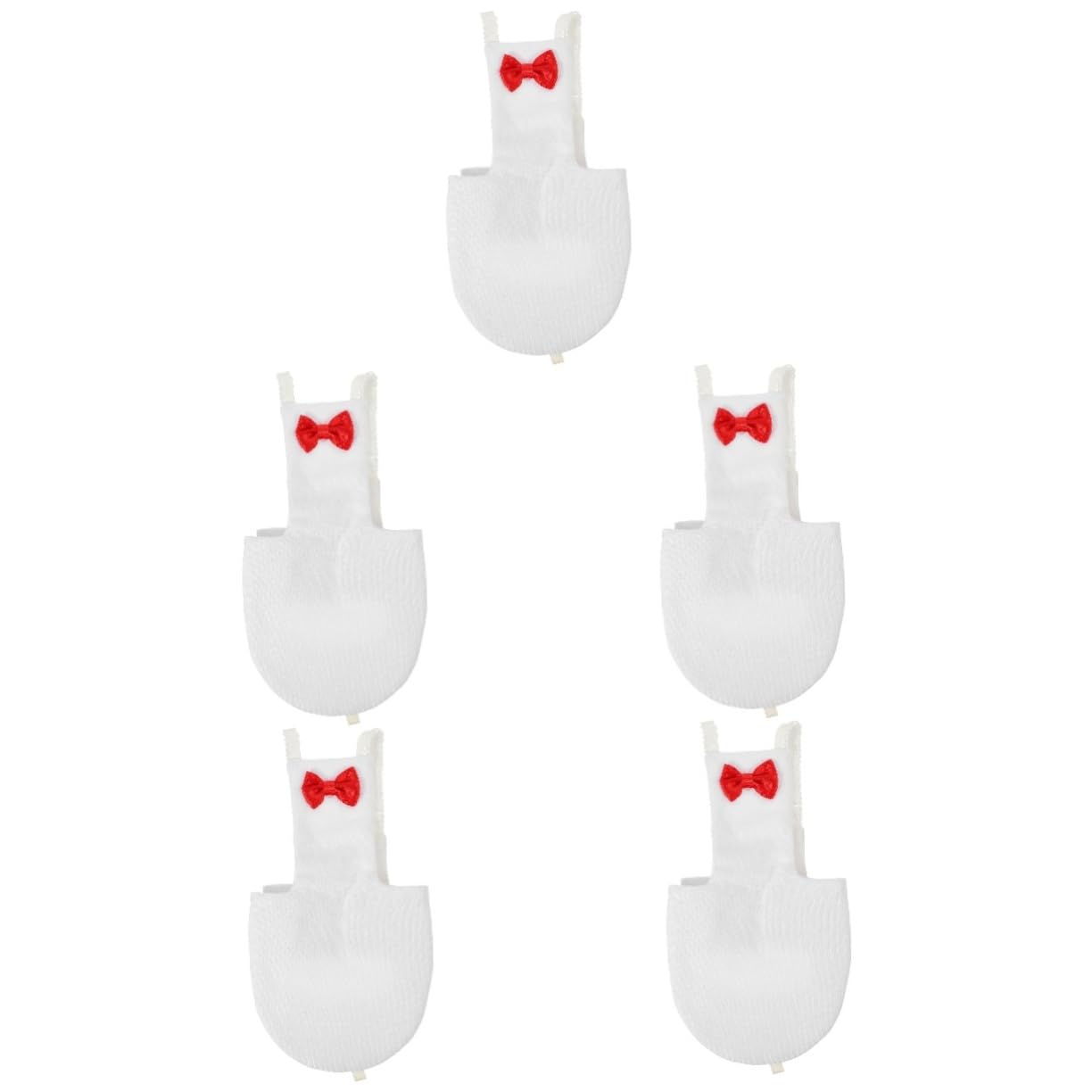BESPORTBLE 5pezzi Pannolino Per Uccelli Riutilizzabile Costume Per Pappagalli e Traspirante Adatto Cockatiel Pappagalli e Altri Uccelli Di Piccole Decorazione Con Fiocco