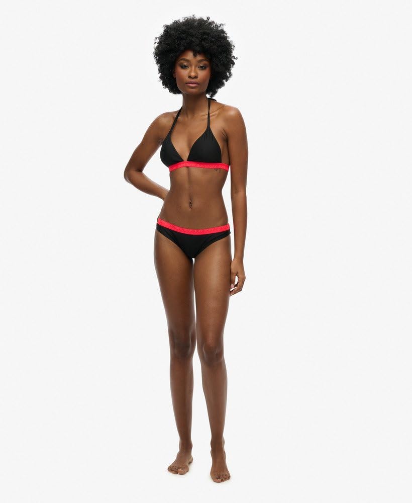 Superdry Damska trójkątna góra bikini z elastyczną wkładką