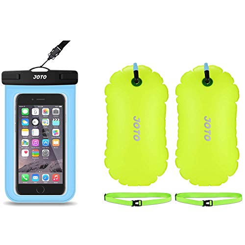 JOTO Universal Blue Waterproof Pouch for iPhone 11 Pro Max, Galaxy S20 Note 10+ up to 6.9