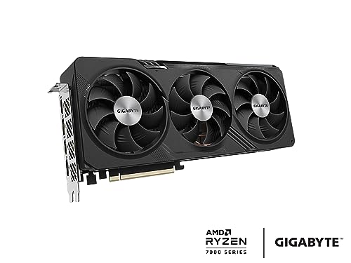 GIGABYTE Radeon RX 7700 XT Gaming OC 12G Graphics Card, 3X WINDFORCE Fans 12GB 192-bit GDDR6, GV-R77XTGAMING OC-12GD Video Card by GIGABYTE - Used condition - Image 3