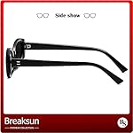 Retro Oval Sunglasses for Women Men Fashion Small Oval Sunglasses 90s Vintage Shades - Image 5