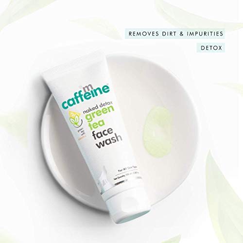 mCaffeine Vitamin C Face Wash for Women with Green Tea & Hyaluronic Acid | Oil Control Face Wash for Oily Skin, Normal Skin & Dry Skin | Natural... - Image 4