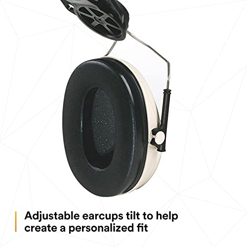 3M PELTOR Hearing Protection Optime 95 Earmuffs, Adjustable Earcups, E-A-Rfit Compatible, Stainless Steel