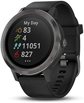 Garmin vívoactive 3 GPS Smartwatch - Black & Gunmetal (Renewed)