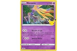 Striking GX Pokemon Card: Xerneas - 012/025 - Holo Rare - Affordable Gem Under $1!
