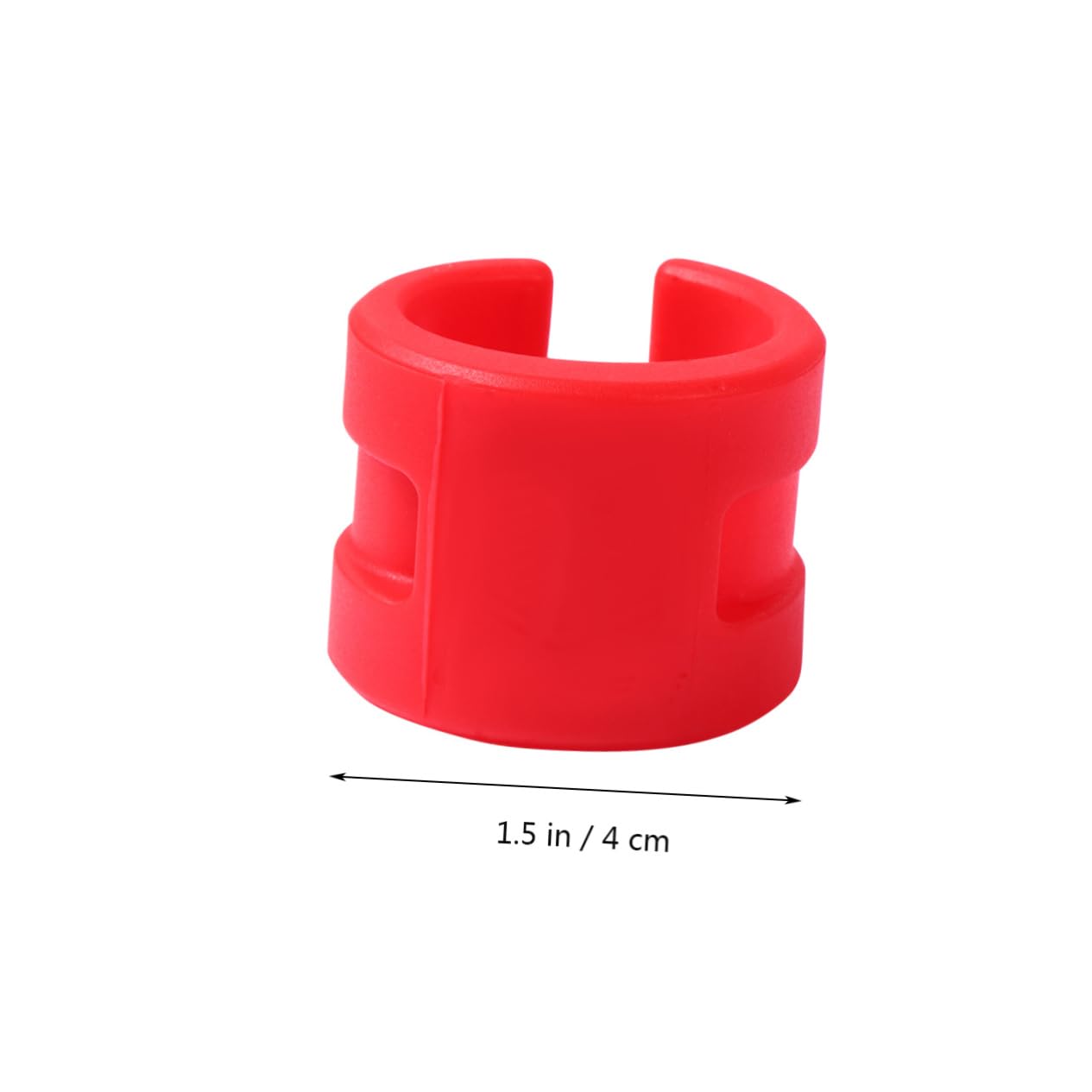 VICASKY 4Pcs Red Collision Rubber Protective Clip Mounted Rings for Mountain Bike Rear Fork Chain Protection Durable Road Bicycle Equipment