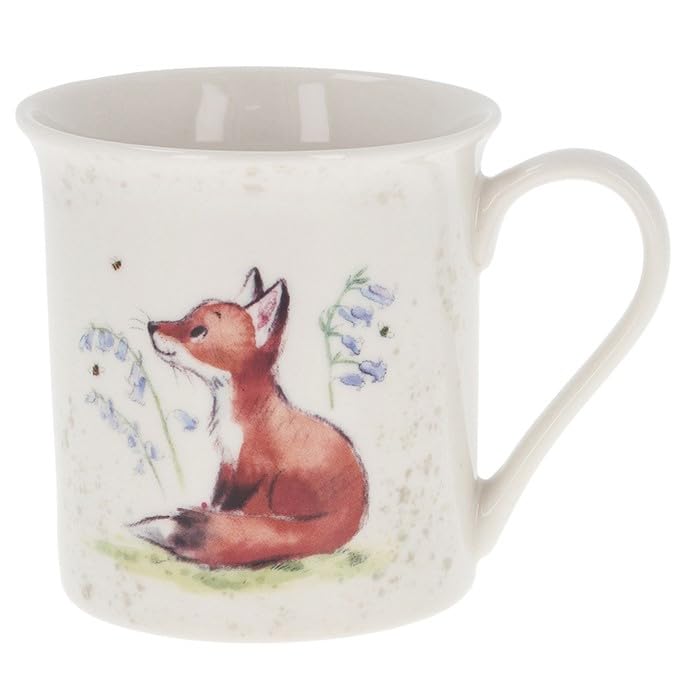 Joe DaviesFine China Boxed Mug - Bucklebury Wood Fox Design - Cute Animal Themed Gift for Him/Her