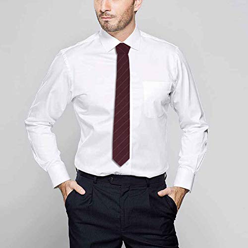 Houlife Ties For Men, Solid Mens Tie, Cotton Stripe Skinny Ties For Men, Slim Men’s Neckties For Wedding Party #TOP6