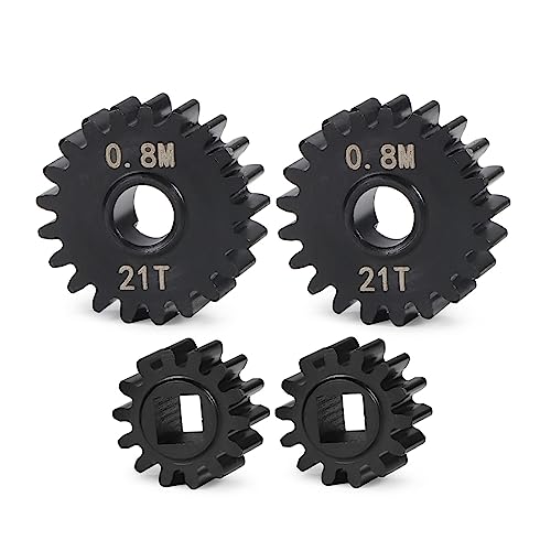 Engrenages de portail Overdrive 32P 21T pour Axial Capra et SCX10 III RC 1/10