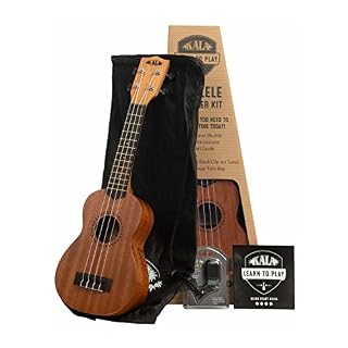 Kala – LTP-S – Pack ukulélé soprano Learn to Play Naturel - Les Beatles, Paul McCartney, John Lennon, RIngo Starr, George Harrison