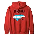 Photo Gallery honduras mappa bandiera est. felpa con cappuccio Photo Gallery honduras mappa bandiera est. felpa con cappuccio