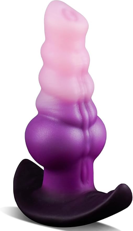 6.3" Large Butt Plug, Dildo Anal Plug with Big Knot, Huge Buttplug Silicone Anal Sex Toys, Anal Monster Dog Dildo, Adult Toy for Men Women