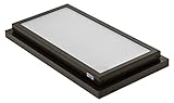 Sunoptics SUN R2040 FLAT TGZ 50CC2 800MD BZ  2-Feet by 4-Feet Triple Glazed Fixed Curb-Mounted Prismatic Flat Skylight, Bronze
