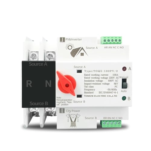 Inverseur de source ATS photovoltaïque pour l'autonomie de la maison