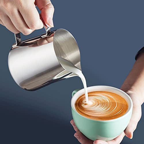 Salsera Lanzamiento de lanza espreso espresso café café barista artesanal latte capuchino leche crema taza espuma jarra… - Imagen 7