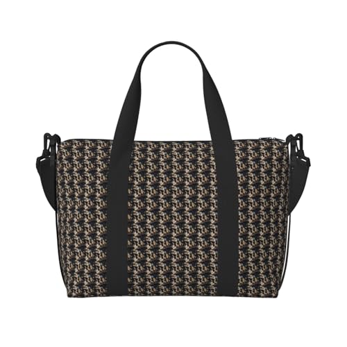 Sac de voyage crâne rock pour homme et femme | Grand bagage à main souple style squelette punk