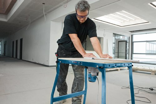 Bosch Professional GMF 1600 CE multifunction router (including versatile accessories, e.g. chip protection, centring pin, parallel guide, in L-BOXX)