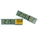 Aquarium-Thermometer, Mini-LCD-Display, transparent, Genauigkeit, digitales elektronisches Thermometer, Messgerät für Aquarien, 3 Stück, Gold oder Silber