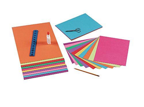 Tru-Ray Sulphite Construction Paper, 9 x 12 Inches, Assorted Bright Color, 50 Sheets