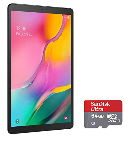 Samsung Galaxy Tab A 10.1 inch 32GB with 64GB Memory Card (2019, Wi-Fi, 2GB RAM, Micro SD Card Slot) Black SM-T510NZKAXAR