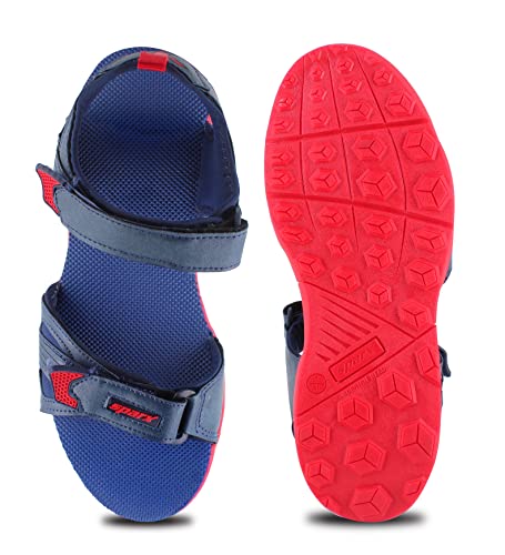 Image of Sparx mens SS 582 | Latest, Daily Use, Stylish Floaters | Blue Sport Sandal - 6 UK (SS 582)