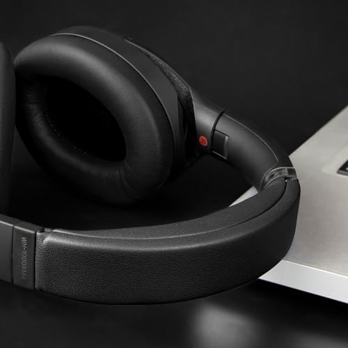 Image of SOULWIT Replacement Headband Pad Kit for Sony WH-1000XM4 (WH1000XM4) Headphones, Easy DIY Installation (Black)