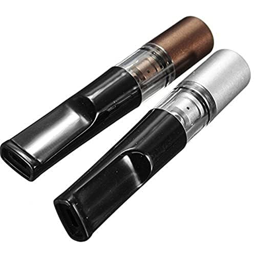 Buy reentry-phenomenon Cleaning Reusable Ash Filter Cigarette Holder -  Reduce Tar Smoke Tobacco -(Standard, Silver and Brown , 2 Pieces) Online at  Low Prices in India