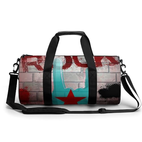 Sac de sport gym rock et voyage 45x23x23cm