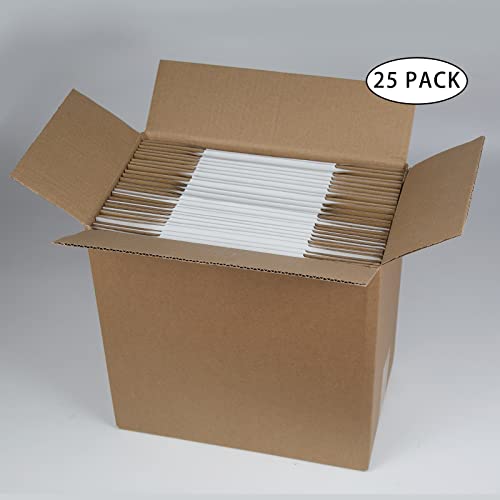 Sunlph White Shipping Boxes 6X6X6 Inches Small Corrugated Cardboard Boxes, 25 Pack #TOP6