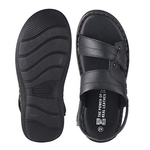 Image of Red Chief Genuine Leather Formal Slip-On Sandal for Men | RC3908
