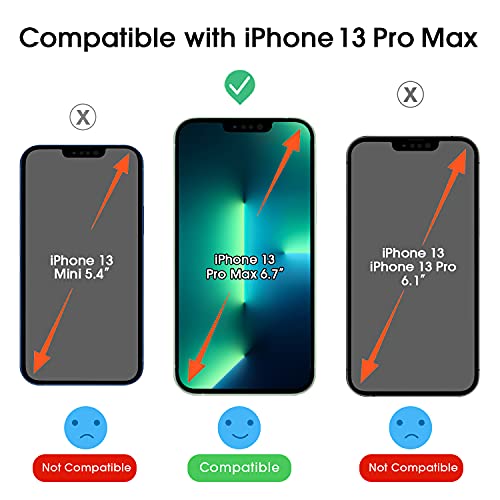 Image of amFilm OneTouch for iPhone 13 Pro Max 6.7'' Screen Protector Tempered Glass | Auto-Alignment 30s Install with Camera Lens Protector, Bubble Free, Scratch & Drop Protection, HD Clear[2+2 Pack] (13PM-6.7')
