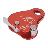 Yosoo Health Gear Kletterseil Grab Aluminiumlegierung Selbstverriegelung 8-13 Mm Stopper Großer Gebogener Ohr -Tafel Teller Hochleistungs Hohe Festigkeit Zum Abseilen des Abseilens von Baum in der