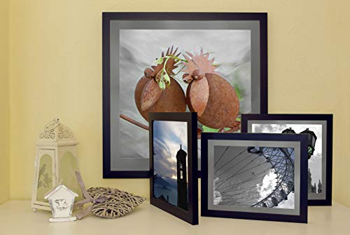 Skitement 27X39 Advanced Black Wood Poster Frame, Uv Acrylic Clear Sheet, Foam Board Backing #TOP4