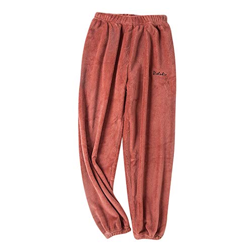 Esquirla Calças de Pijamas Femininos Confortáveis ​​de Inverno Calça de Veludo Roupa de Casa Elástic