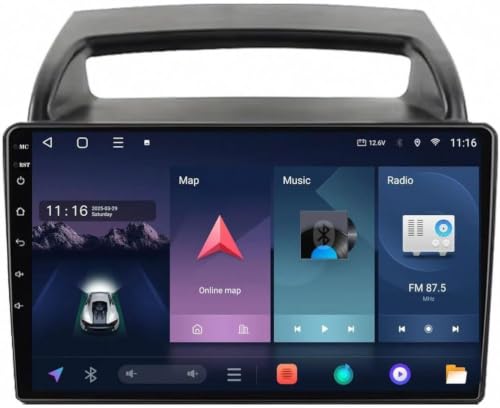 Lecteur voiture Android 15 pour remplacer l'ancien autoradio de votre Kia Carnival