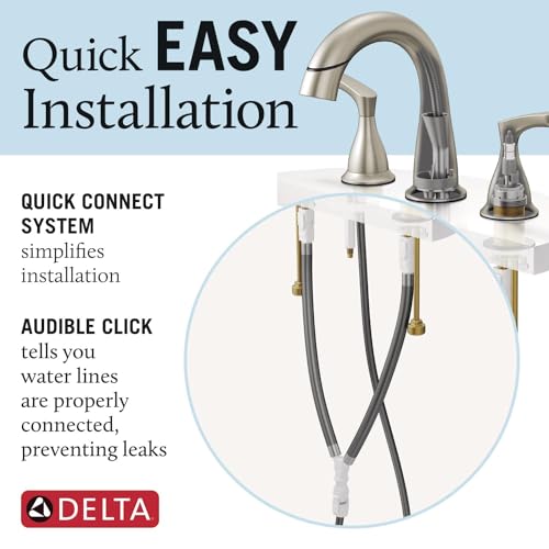 Delta 35765LF-SPPD Faucet Broadmoor Pull Down Bathroom Faucet Brushed Nickel thumb #4