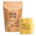 Unrefined Cocoa Butter - Use on Pregnancy Stretch Marks, Make Moisturizing Lotion, Chap Stick, Lip Balm and Body Butter - 100% Pure, Food Grade, Smells Like Chocolate - 8 oz by Better Shea Butter