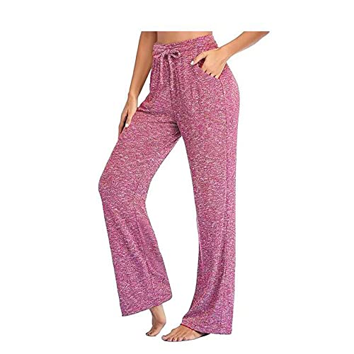 IUALXYBB Calça de moletom feminina plus size 5GG casual para ioga de secagem rápida calça de perna l