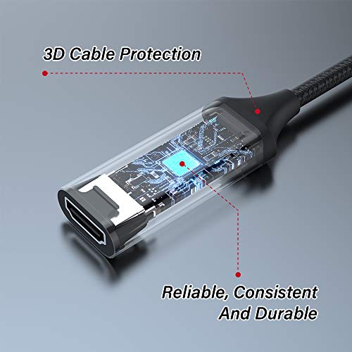 Adaptateur Mini DP vers HDMI câble convertisseur Thunderbolt pour MacBook Pro - 7