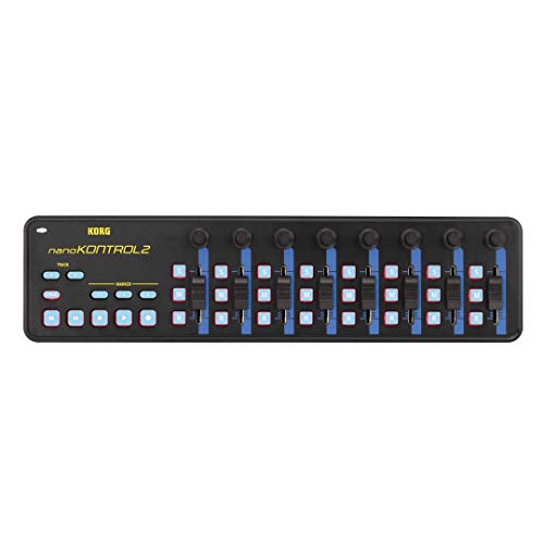 KORG nanoKONTROL2 - Slimline USB MIDI Controller - Blue Yellow